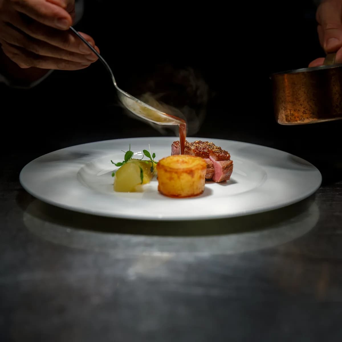 Bavette d'Anjou, sauce échalote